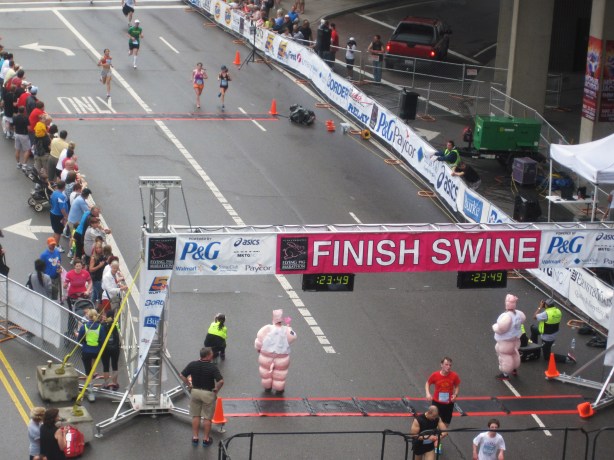 Me coming up to the finish